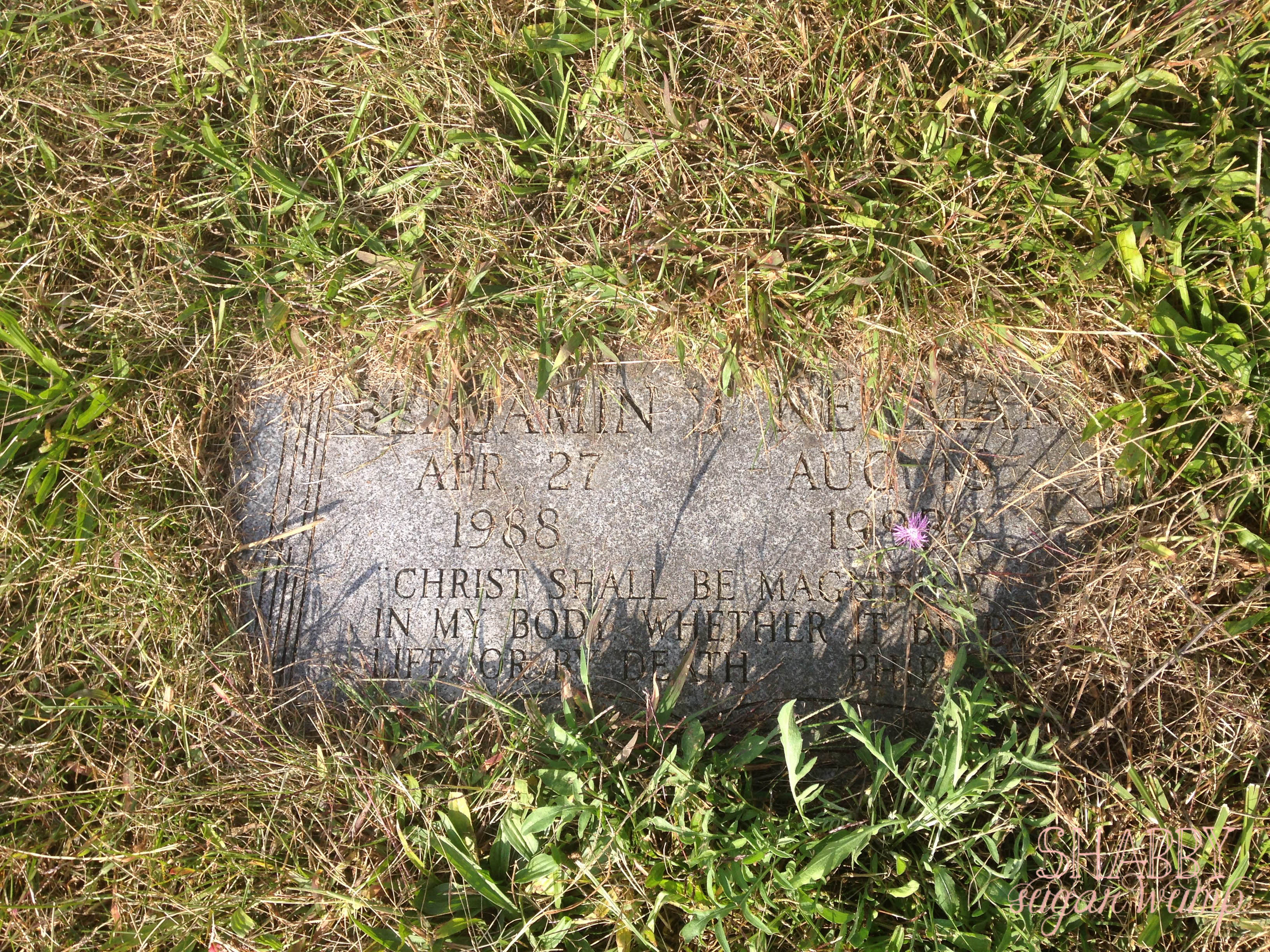 Ben's grave