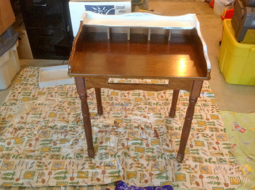 shabby chic mail table